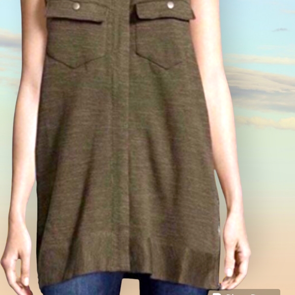 Free People Highway Long Duster Vest - Picture 6 of 12